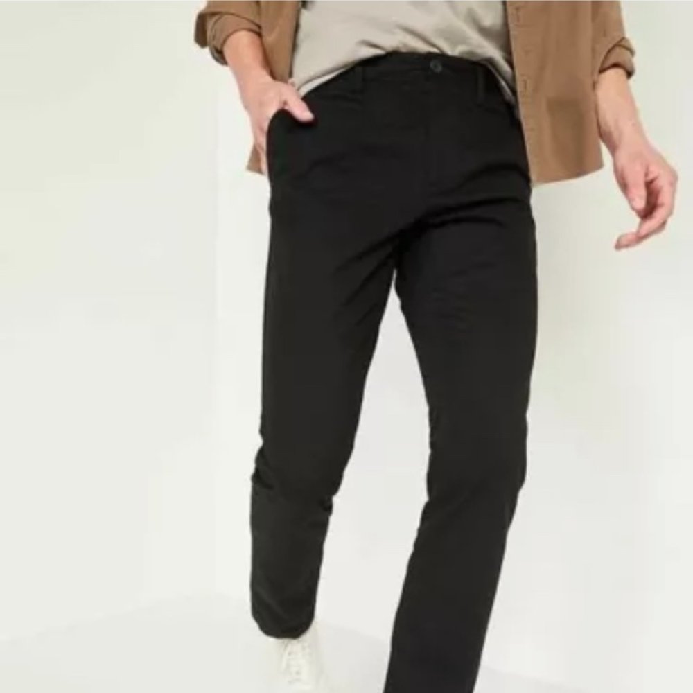 Old Navy Slim Uniform Non-Stretch Chino Pants for Men - Picture 2 of 3